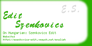 edit szenkovics business card